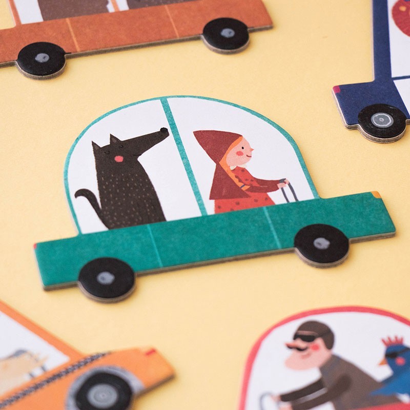 puzzle y juego de coches